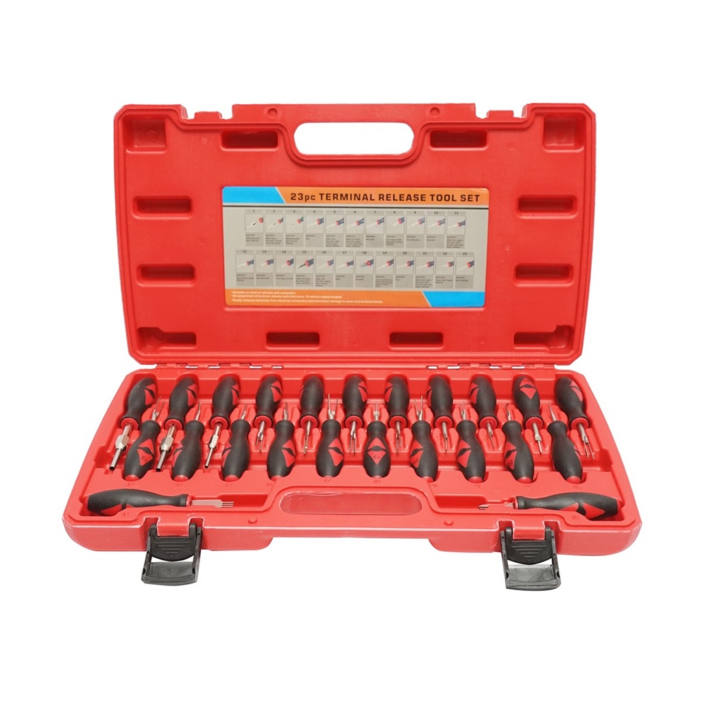 Trusa demontat pini terminale, conectori, cuple electrice auto 23 piese