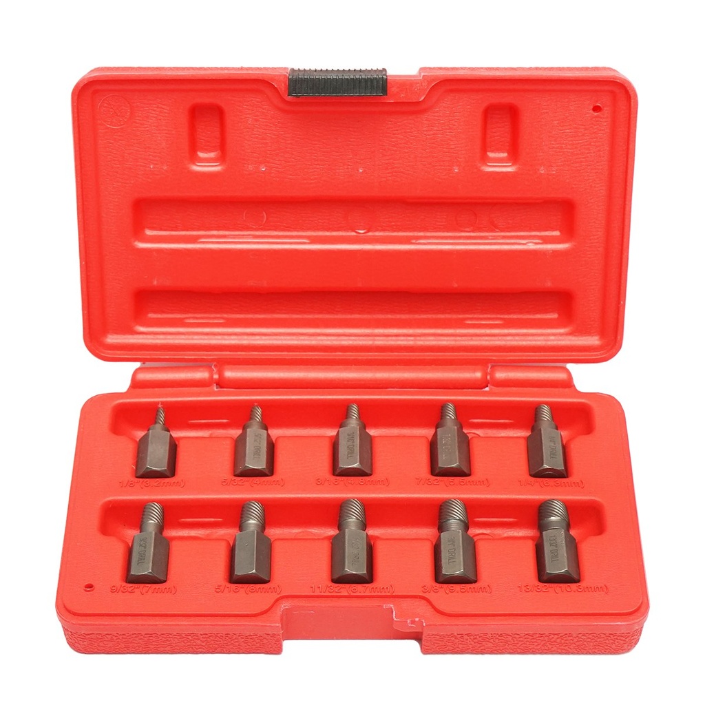 Trusa extractor suruburi si piulite deteriorate 10 piese