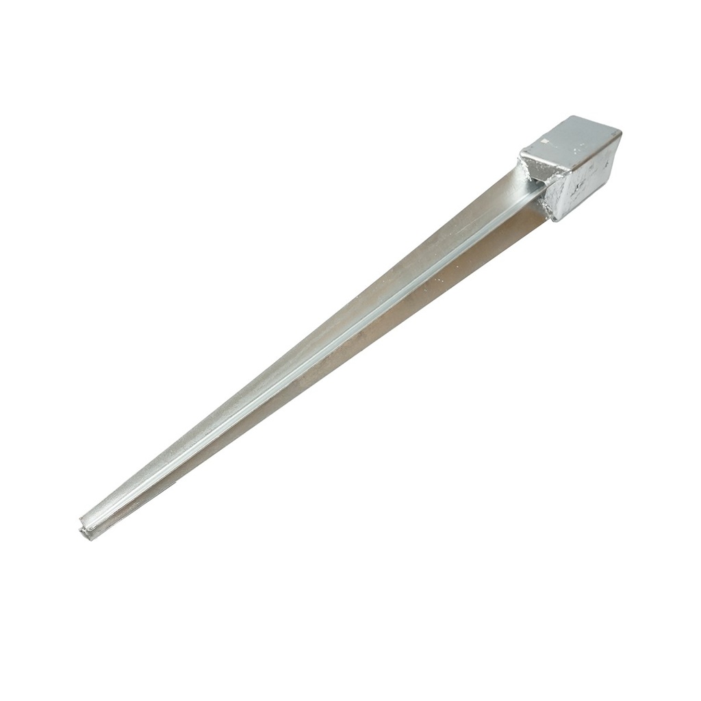 Suport stalp tip tarus 71x71x900mm, otel zincat, galvanizat