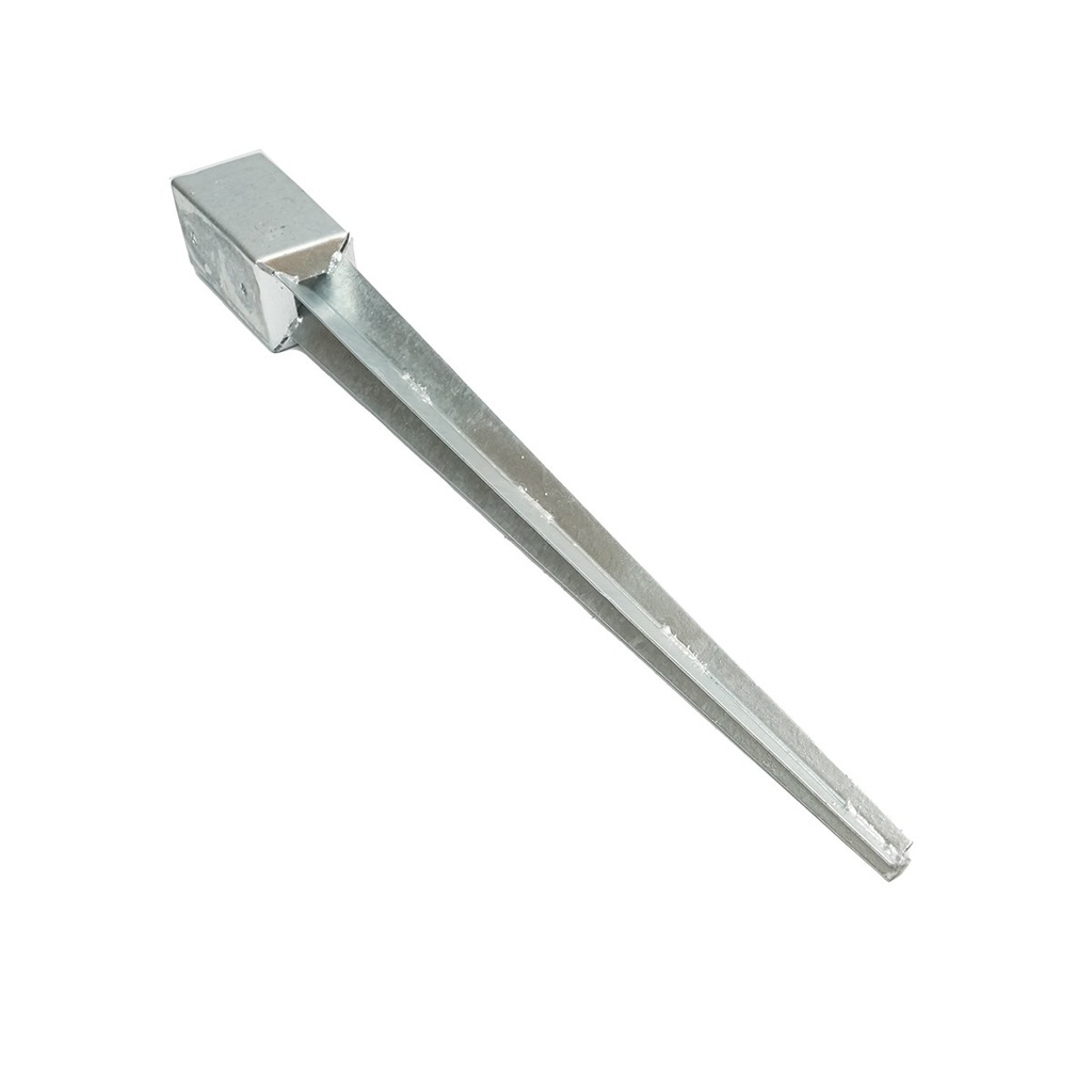 Suport stalp tip tarus 71x71x750mm, otel zincat galvanizat