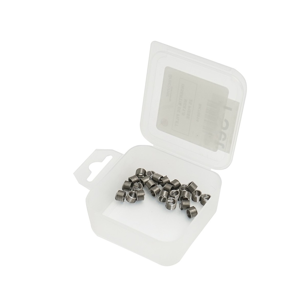 Insertie spiralata pentru reparat filete M6x1.0mm 25 piese