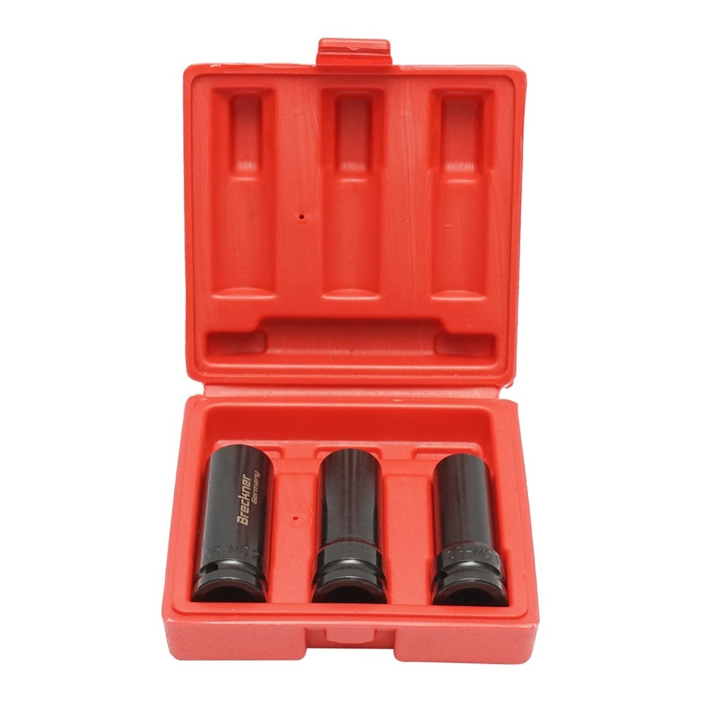 Trusa chei tubulare prezoane roti de impact 17mm, 19mm, 21mm, patrat 1/2 inch