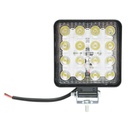 Lampa cu 16 LED-uri 10-30V 48W unghi radiere 30 de grade tip spot 108x108x57mm