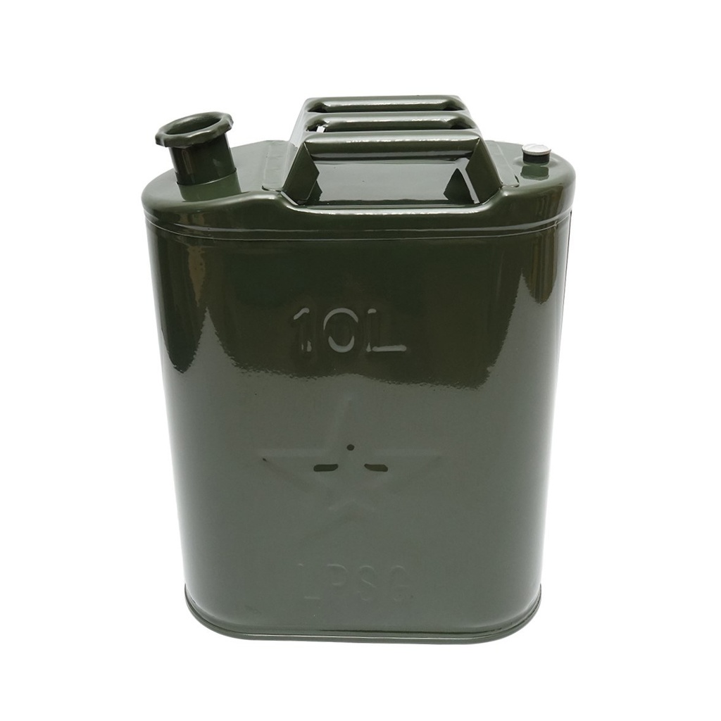 Canistra metal 10L cu dop insurubabil