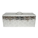 Cutie, lada depozitare din aluminiu 58x28x24cm