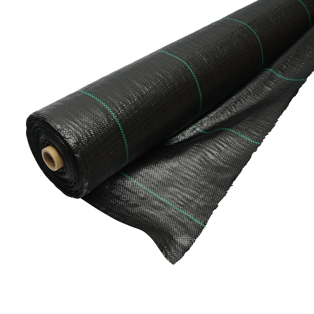 Plasa mulcire, anti buruieni 2x100m, 100gr/m2 neagra, permiabila