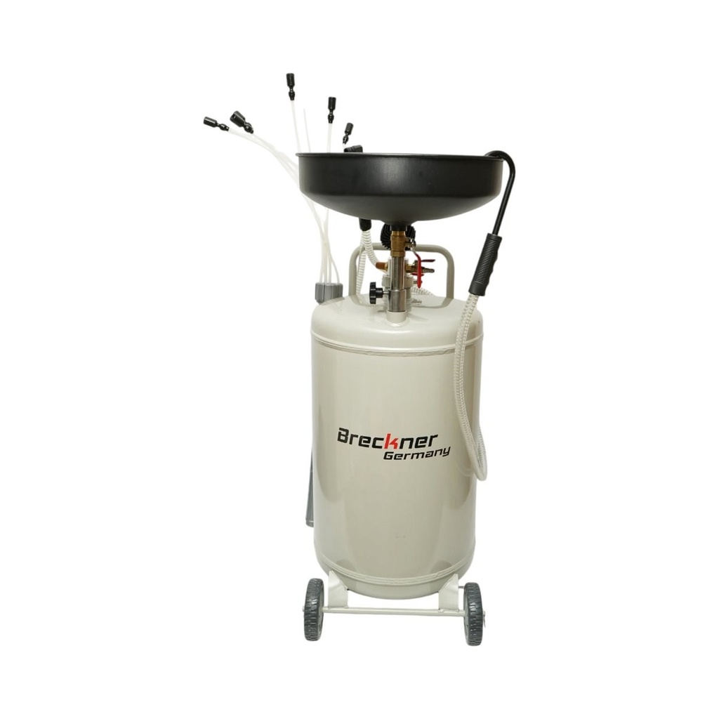 Recuperator de ulei 80L cu aspirare si sistem de golire pneumatic