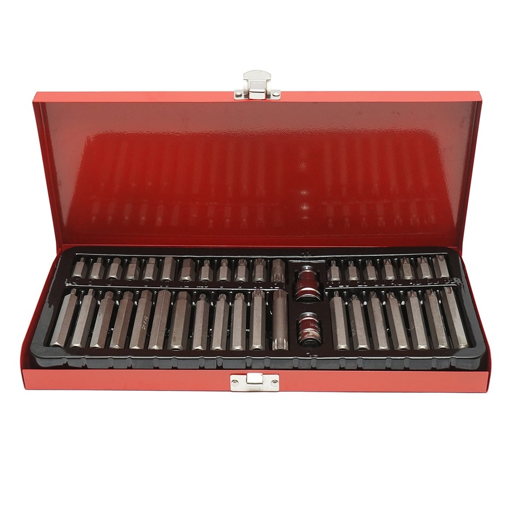Trusa chei imbus, biti torx, hex si spline 40 piese chrome vanadium (CR-V)