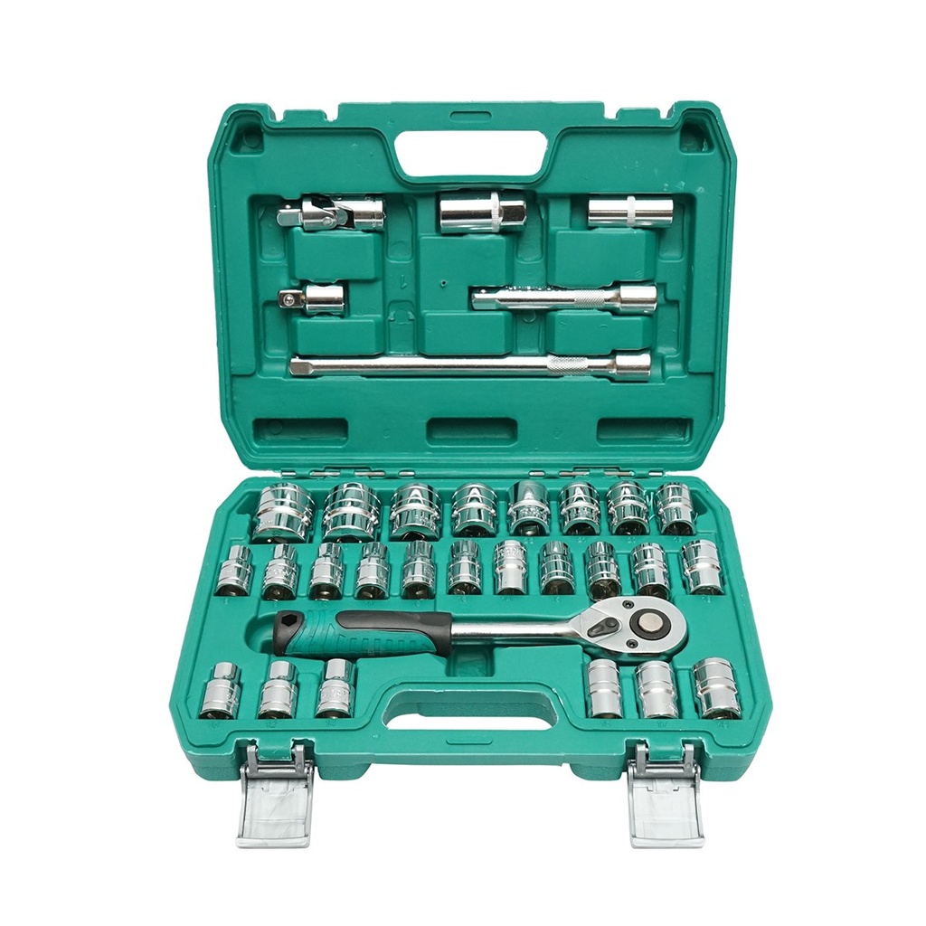 Trusa chei tubulare 8-32mm, antrenor cu clichet 1/2 inch 32 piese