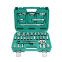 Trusa chei tubulare 8-32mm, antrenor cu clichet 1/2 inch 32 piese