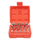 Trusa chei tubulare E-Torx E4-E24 Cr-V 14 piese