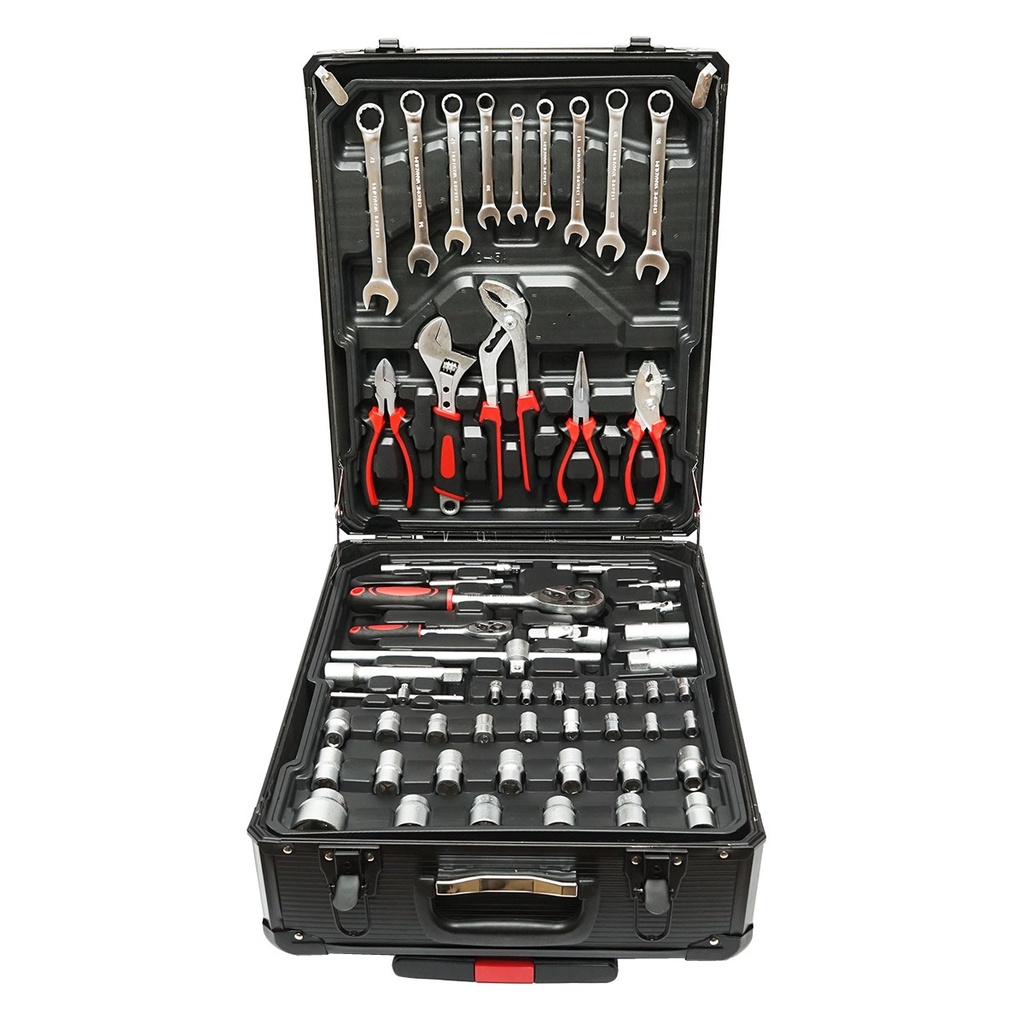 Trusa scule si unelte combinate tip troler 187 piese