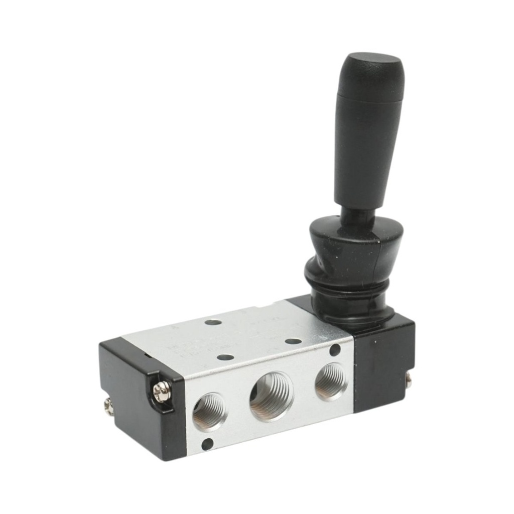 Electrovalva pneumatica cu maneta 3 circuite 1/4 inch 4H210-08