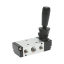 Electrovalva pneumatica cu maneta 3 circuite 1/4 inch 4H210-08