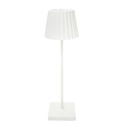 Lampa de masa LED 3W alba, baterie 3.7V/1800mAh, reincarcabila USB 5V/1A