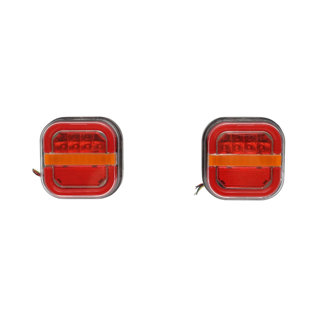 Set lampi spate LED remorca camion 12V-24V 97x95x34
