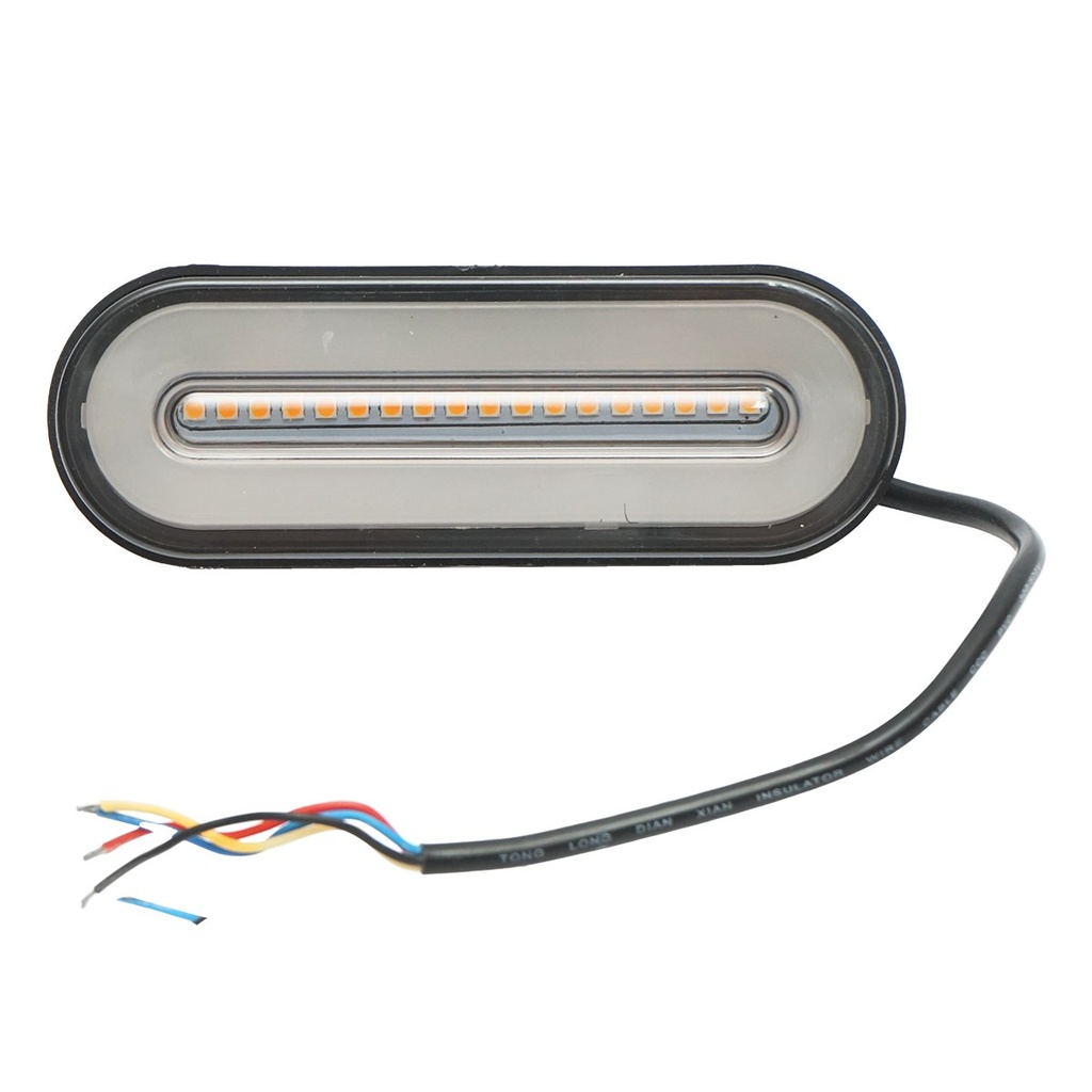 Lampa stop spate LED 12-24V, semnalizare dinamica 122x43x20mm