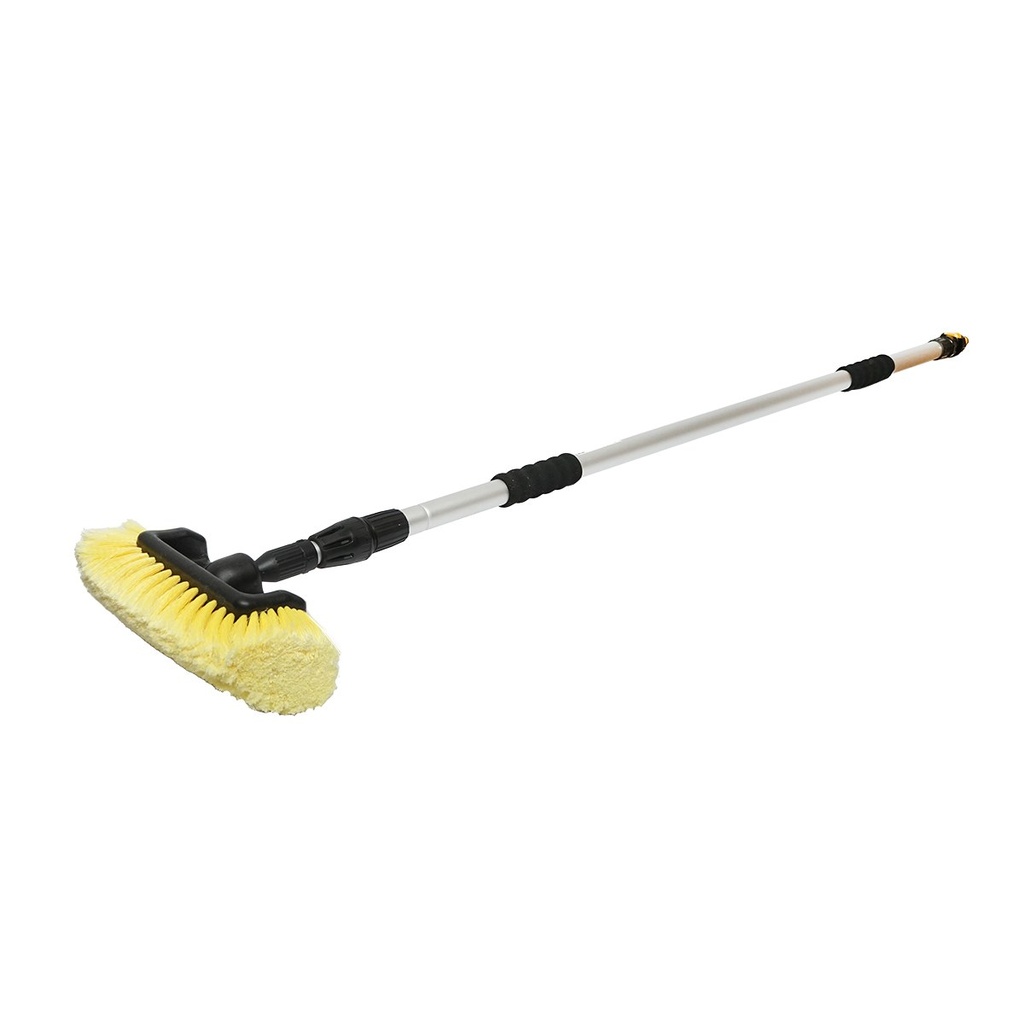 Perie cu maner telescopic din aluminiu pentru spalat auto si curatat zapada 145-250cm