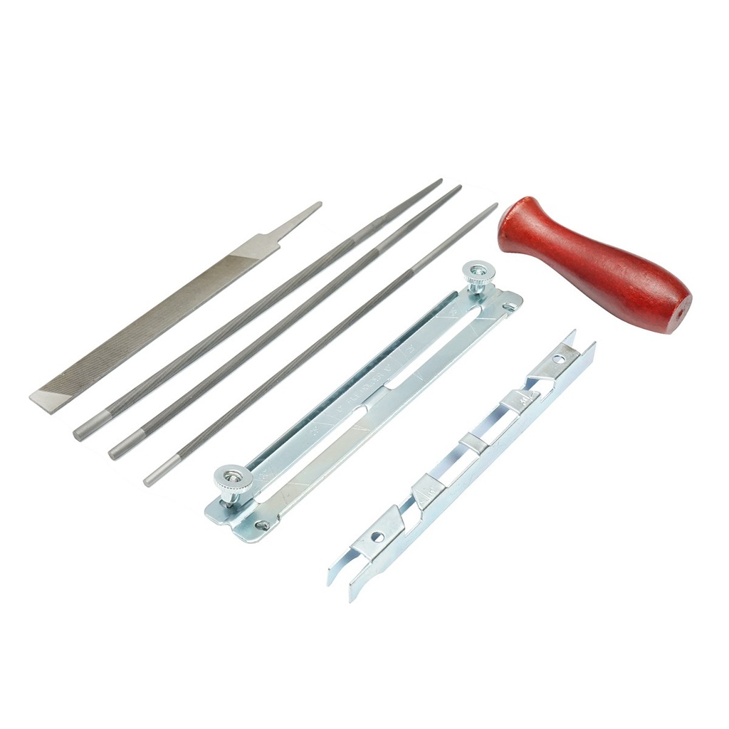 Set 6 instrumente pentru ascutit lant drujba cu pas 3/8