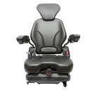 Scaun universal reglabil pentru tractor cu centura de siguranta si cotiere 610x390mm