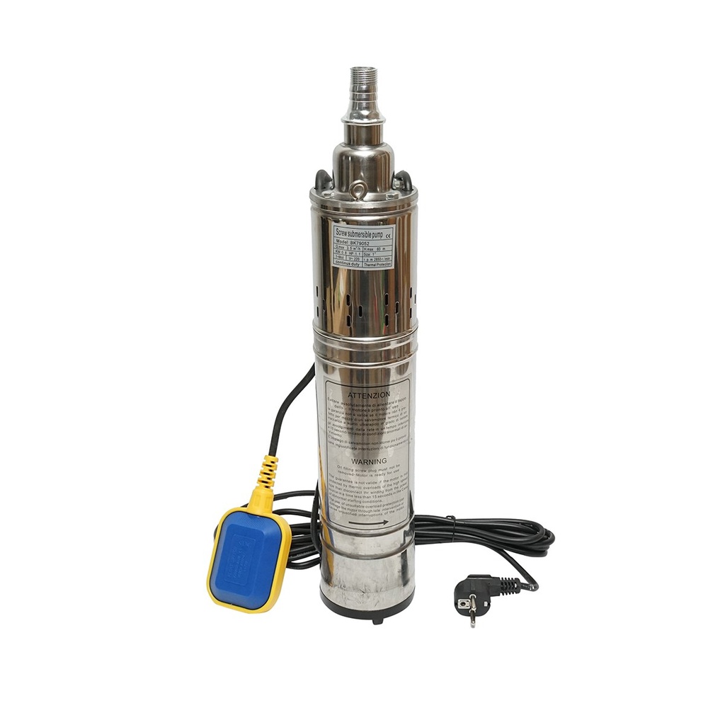 Pompa apa submersibila cu flotor 800W, 58L/min H60m, 220V, 2850 rpm