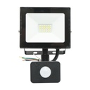 Proiector led 20W, 1800lm, 6400K, IP44 alimentare 220V-240V cu senzor de miscare