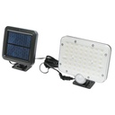 Lampa solara LED 250lm cu panou solar 1W/5.5V, baterie 3.7V/1.5 Ah, telecomanda, cablu 5m si senzor miscare IP44