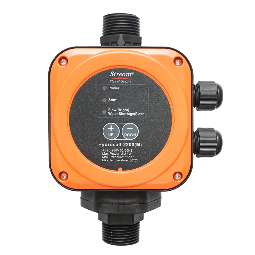 Presostat electronic automat 2.2KW, 220V pentru pompa de apa, presiune reglabila manual max. 15 bar HYDROCALL-2200M
