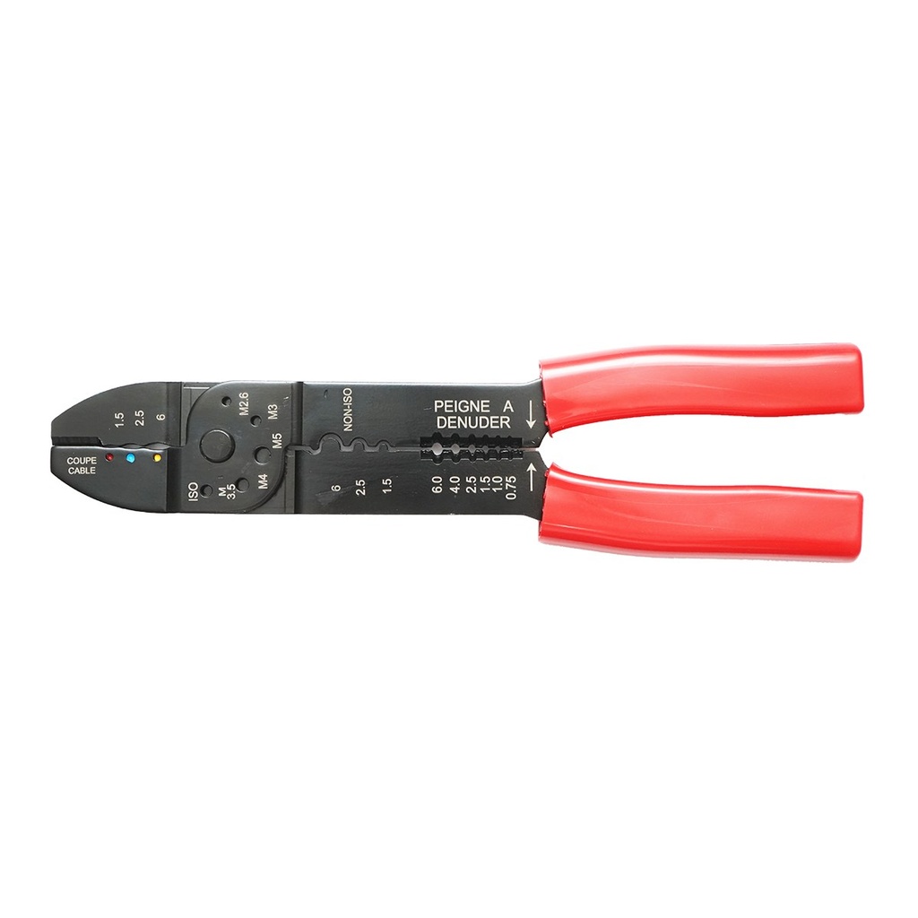 Cleste sertizare si dezizolare cabluri electrice 0.75-6mm