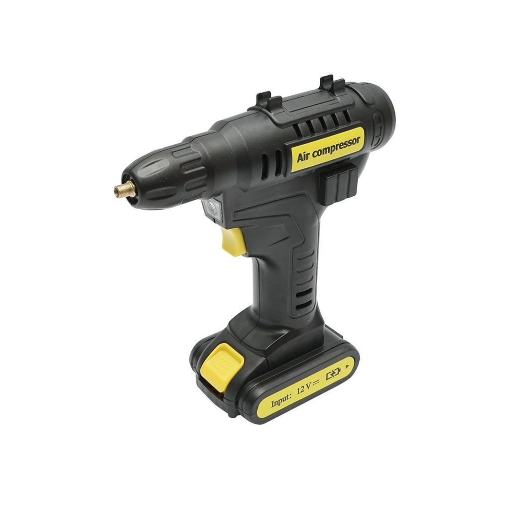 Compresor aer auto umflat roti portabil digital 12V/120W, 150 PSI, iluminare LED, baterie Li-ion 2000mAh