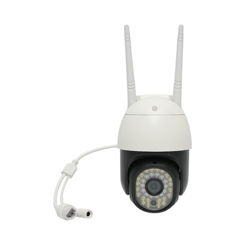 Camera de supraveghere smart 4G, 3MP P2P, senzor miscare, detectie umana, night vision, PTZ rotativa 355 grade, aplicatie V380 Pro