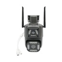 Camera de supraveghere lentila duala 4MP 1080P, P2P WIFI 2.4GHz, PTZ cu senzor de miscare, detectie umana si aplicatie V380 Pro