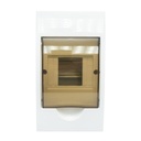 Tablou sigurante aplicat 1 rand, 4 module 200x155x95mm IP40