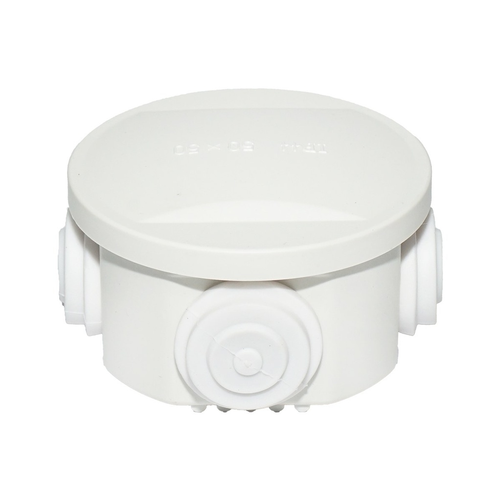 Doza derivatie rotunda aparenta 4 intrari 50x50mm IP44