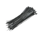 Faseta colier plastic negru 2.5x200mm 100 buc/set Longroad