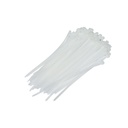 Faseta, colier plastic alb 3.6x120mm 100 buc/set
