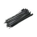 Faseta colier plastic negru 4.8x250mm 100 buc/set Longroad