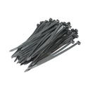 Faseta colier plastic negru 7.6x200mm 100 buc/set Longroad