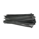 Faseta colier plastic negru 7.5x300mm 100 buc/set