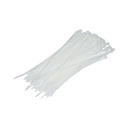 Faseta colier plastic alb 3.5x200mm 100 buc/set Longroad