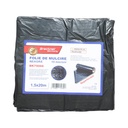 Set 10 folii mulcire anti buruieni 1.5x20m, 15 microni, neagra neperforata, protectie UV