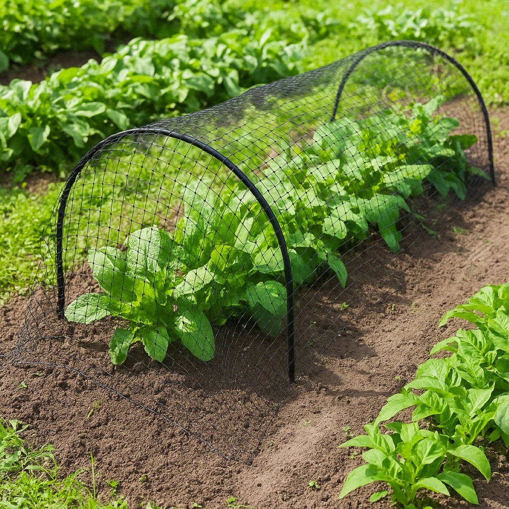 Plasa gradina protectie plante, pomi, anti pasari 2.3x2.3m, 12g/m2