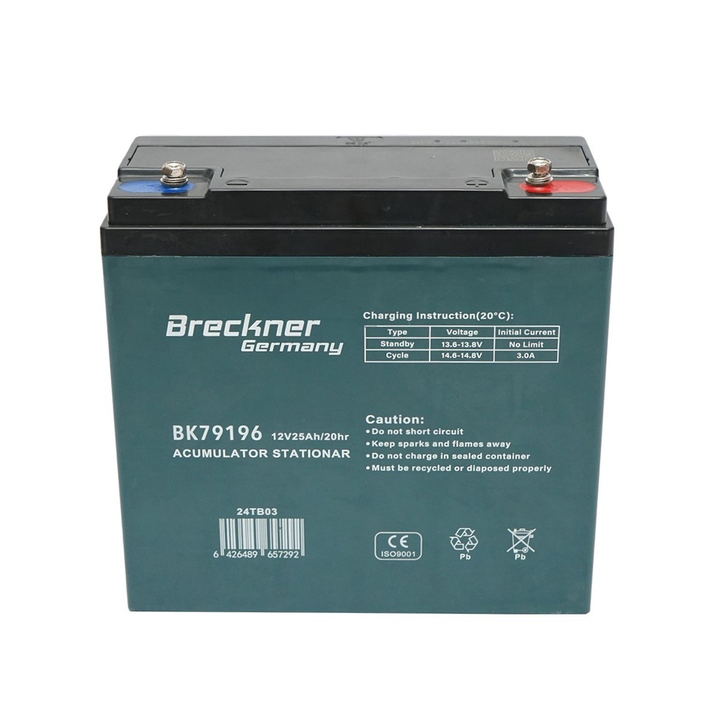 Baterie VRLA plumb-acid 12V 25Ah 20HR 180x170x77mm