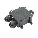 Doza etansa cu presetupe 24A 450V AC, 3 cai 3-14mm IP68 Leader
