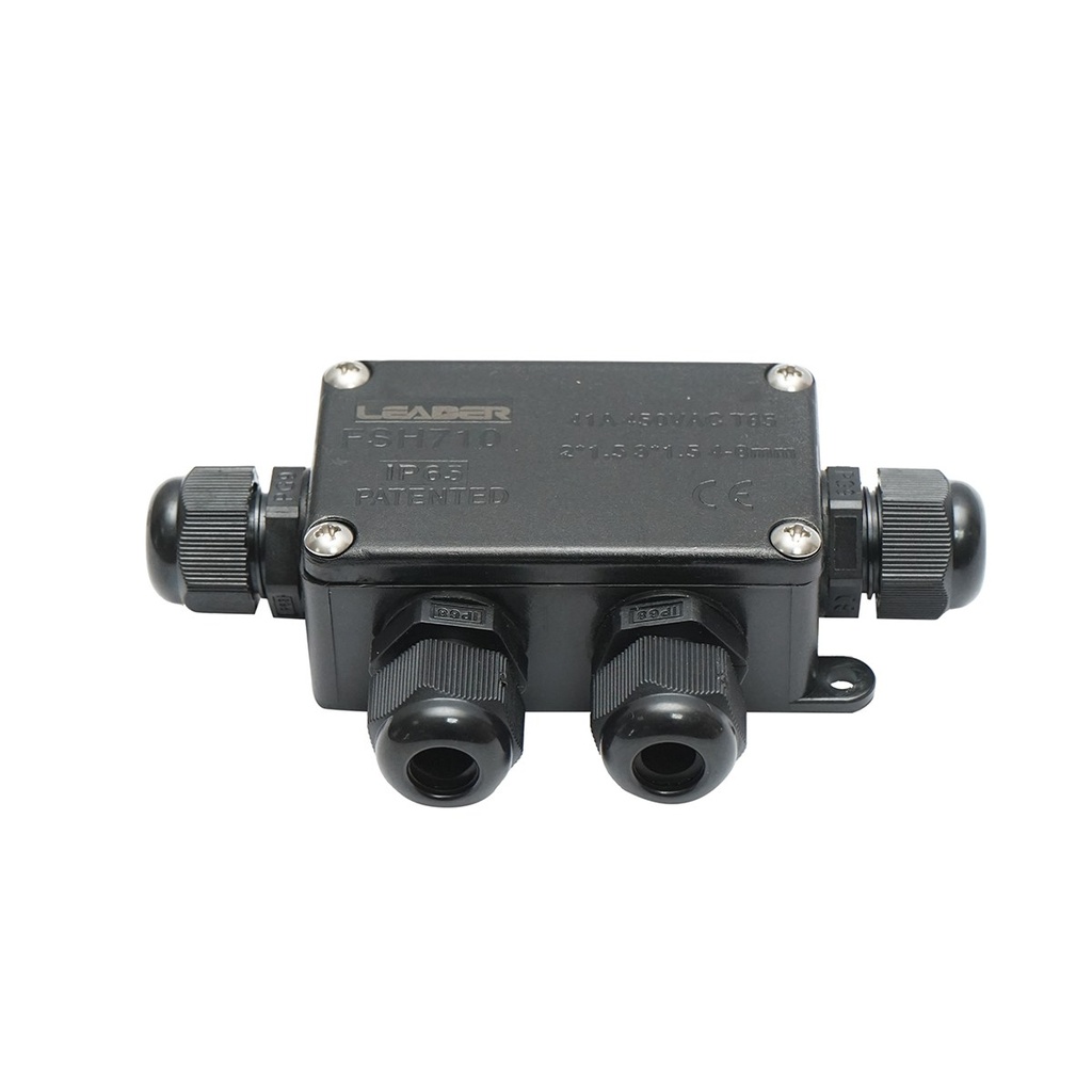 Doza etansa cu presetupe 41A 450V AC, 4 cai 4-8mm IP65 Leader
