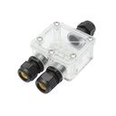 Doza etansa transparenta cu presetupe 41A 450V AC, 3 cai 5-14mm IP68 Leader
