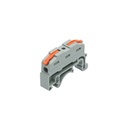 Conector rapid cablu electric 2P, 0.08-4mm, 32A/450V pentru sina DIN Leader