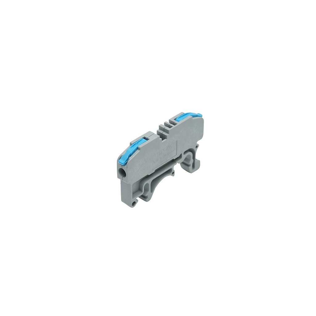 Conector rapid cablu electric 2P, 0.08-4mm, 32A/450V pentru sina DIN Leader