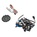 Banda LED model artificii 11x0.5+1x1m 5V, USB, bluetooth, control vocal, aplicatie RGB+IC