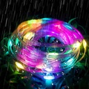 Banda LED inteligenta 2W/m 5V cu telecomanda, control muzical, bluetooth, aplicatie USB, 10m RGB+IC IP68